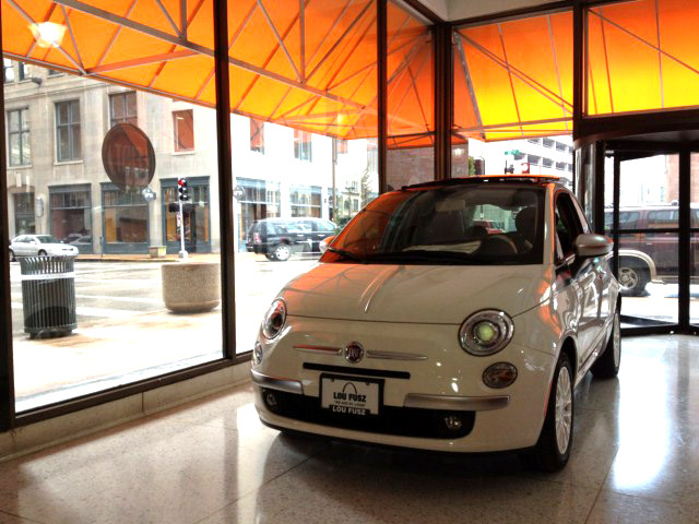 Fiat 500 in Gucci trim