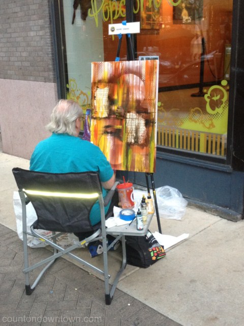Painter at St. Louis Popcorn Co.