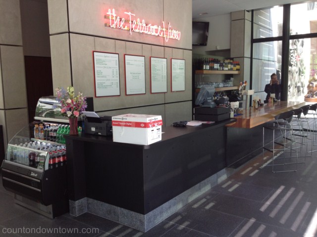 Some changes were made to the bar/counter area.