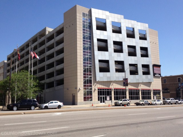 View from City Hall parking lot
