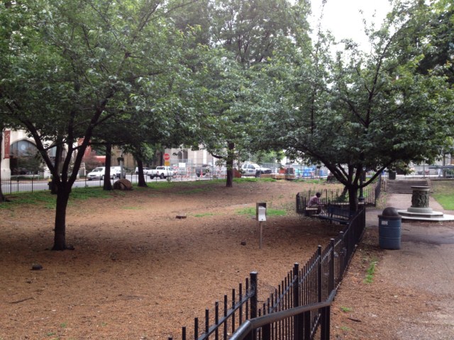 Site of new playground on east side